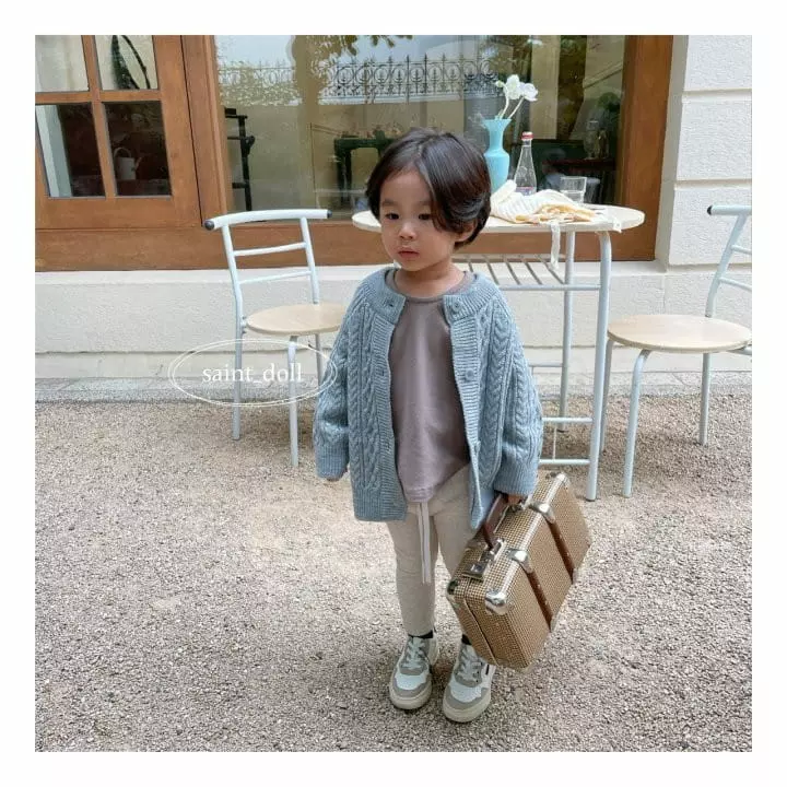 Saint Doll - Korean Children Fashion - #kidsshorts - Boxy Cardigan with Mom - 11