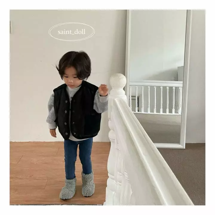 Saint Doll - Korean Children Fashion - #kidsshorts - Denim Leggings - 3