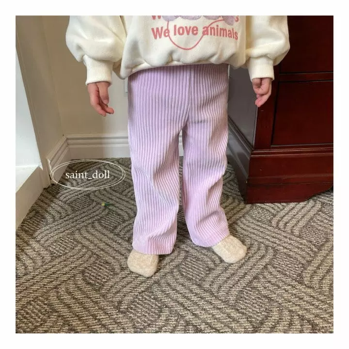 Saint Doll - Korean Children Fashion - #kidsstore - Nana Rib Pants with Mom - 6