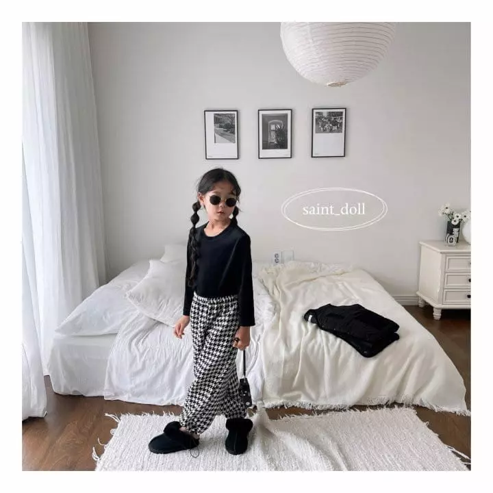 Saint Doll - Korean Children Fashion - #kidsstore - Hip Check Pants with Mom - 5