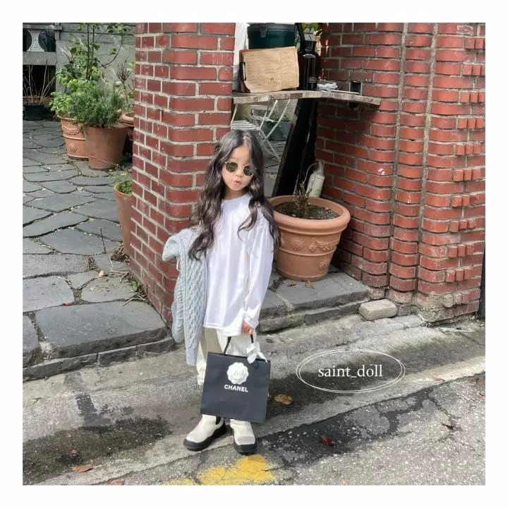 Saint Doll - Korean Children Fashion - #kidsstore - Veloure Loose Tee - 9