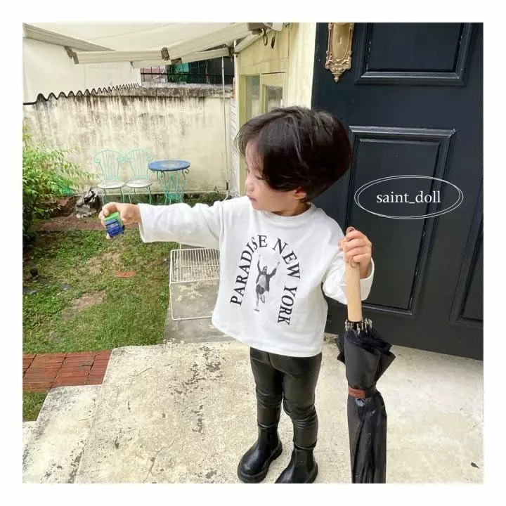 Saint Doll - Korean Children Fashion - #kidsstore - Leather Leggings - 7