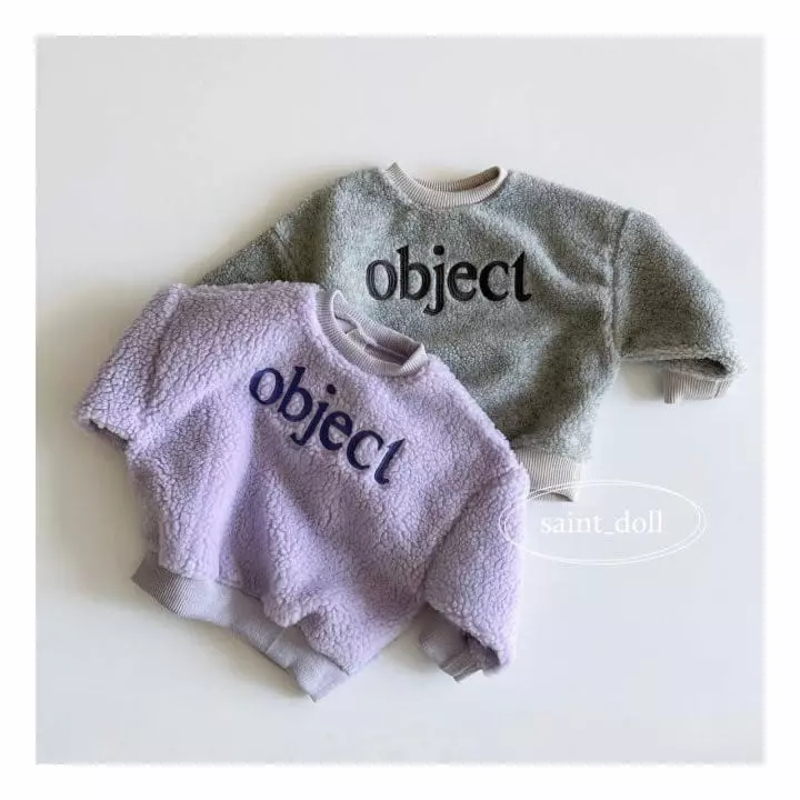 Saint Doll - Korean Children Fashion - #kidsstore - Bbogle Embrodiery Sweatshirt
