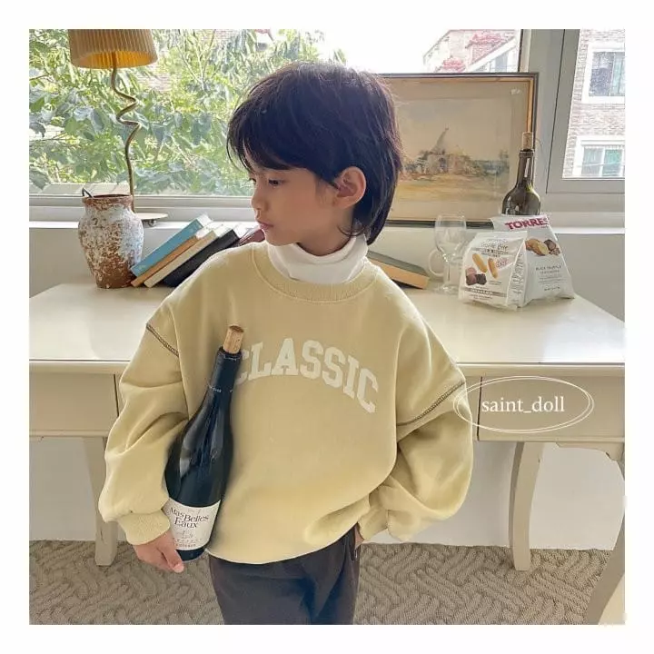 Saint Doll - Korean Children Fashion - #kidsstore - Classic Sweatshirt with Mom - 11