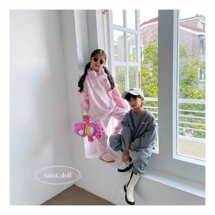 Saint Doll - Korean Children Fashion - #kidsshorts - Another Top Bottom Set - 4