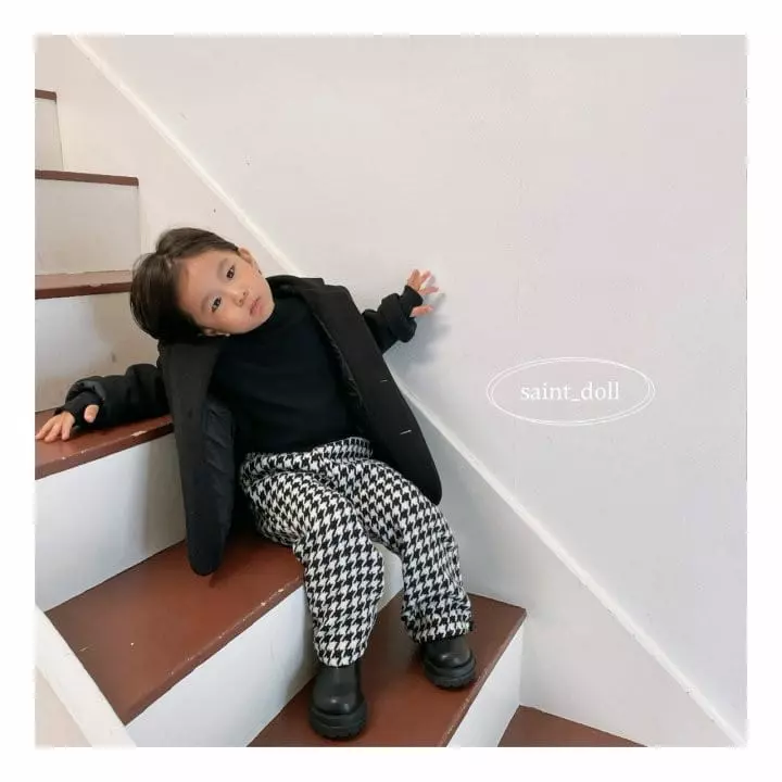 Saint Doll - Korean Children Fashion - #kidzfashiontrend - Hip Check Pants with Mom - 6