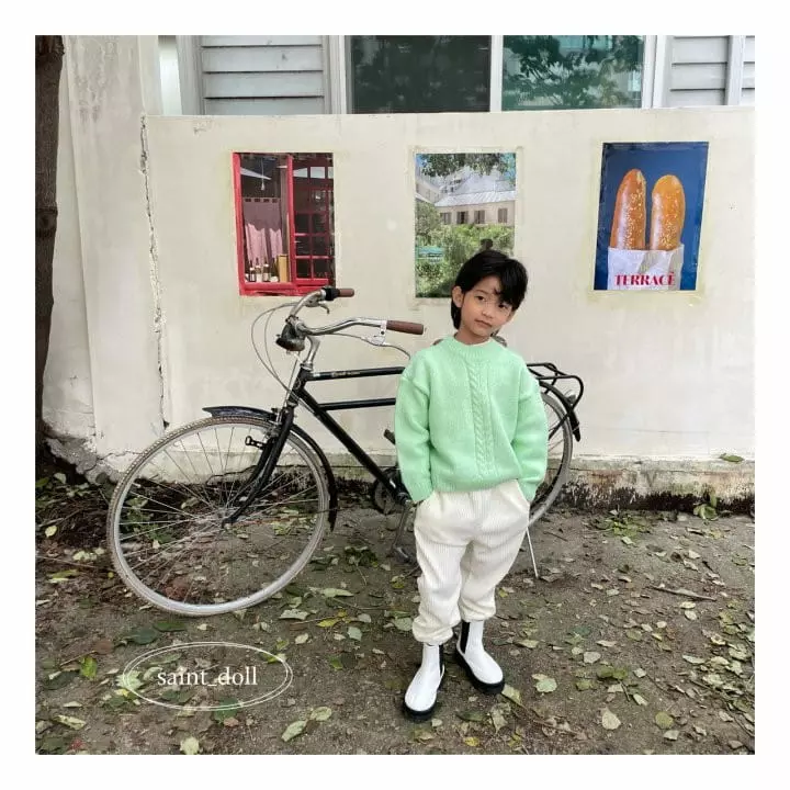 Saint Doll - Korean Children Fashion - #kidzfashiontrend - Veloure Pants with Mom - 5