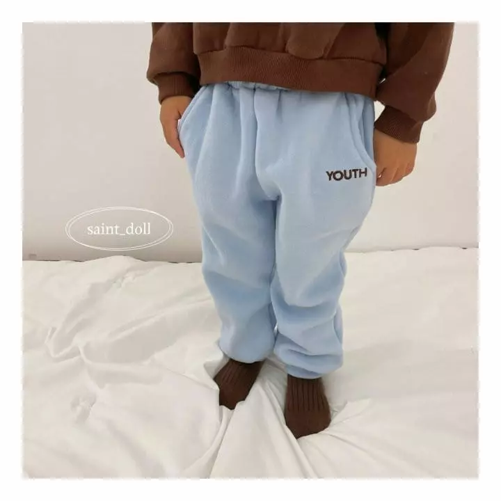 Saint Doll - Korean Children Fashion - #kidzfashiontrend - Youth Embroidery Pants - 2
