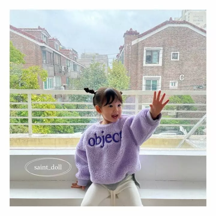 Saint Doll - Korean Children Fashion - #kidzfashiontrend - Bbogle Embrodiery Sweatshirt - 2