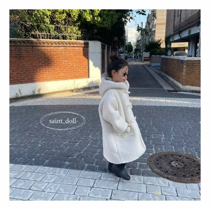 Saint Doll - Korean Children Fashion - #kidzfashiontrend - Dduckboki Fleece Coat - 6
