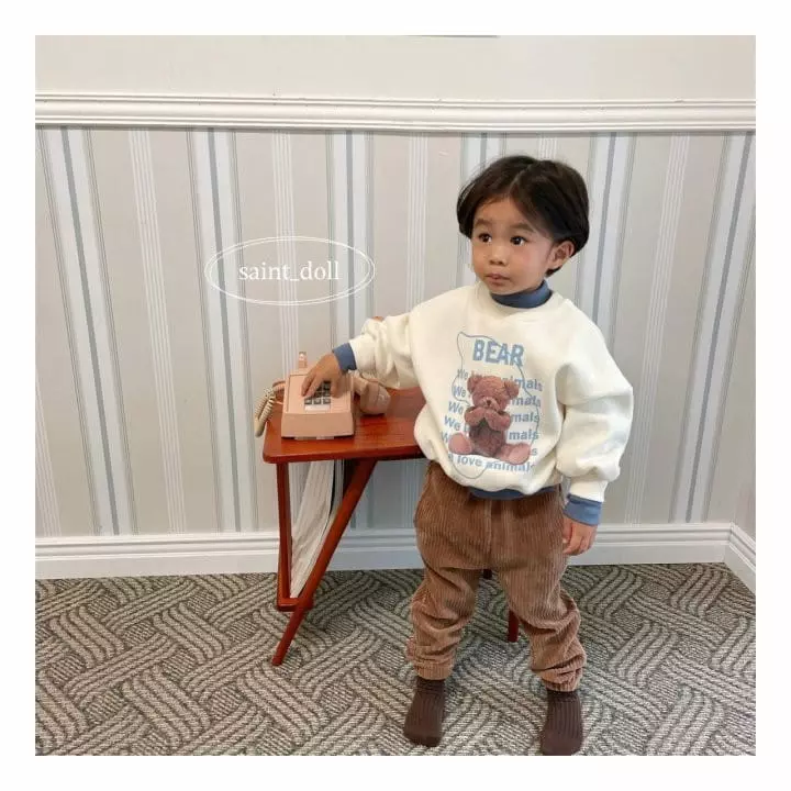 Saint Doll - Korean Children Fashion - #littlefashionista - Veloure Pants with Mom - 7