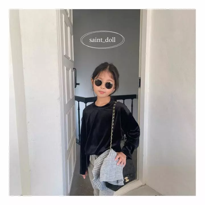 Saint Doll - Korean Children Fashion - #littlefashionista - Veloure Loose Tee - 12