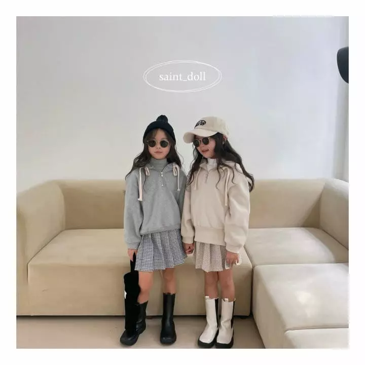 Saint Doll - Korean Children Fashion - #littlefashionista - Hoody Zipper Sweatshirt - 2