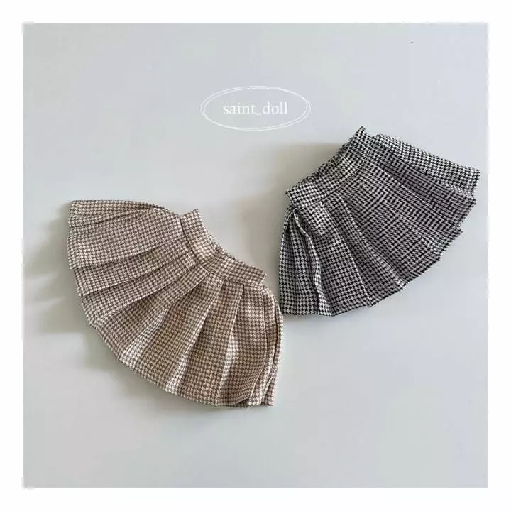Saint Doll - Korean Children Fashion - #littlefashionista - Hound Wrinkle Skirt