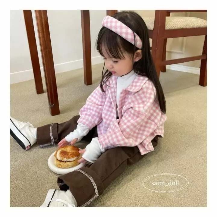 Saint Doll - Korean Children Fashion - #Kfashion4kids - Stitch Roll Up Pants - 4