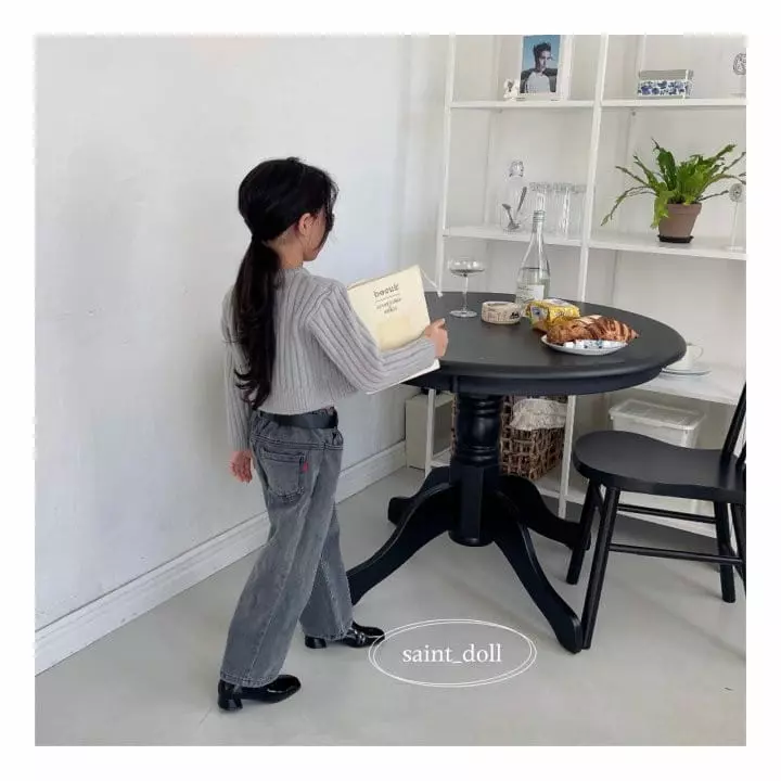 Saint Doll - Korean Children Fashion - #Kfashion4kids - Rib Crop Knit Tee - 4