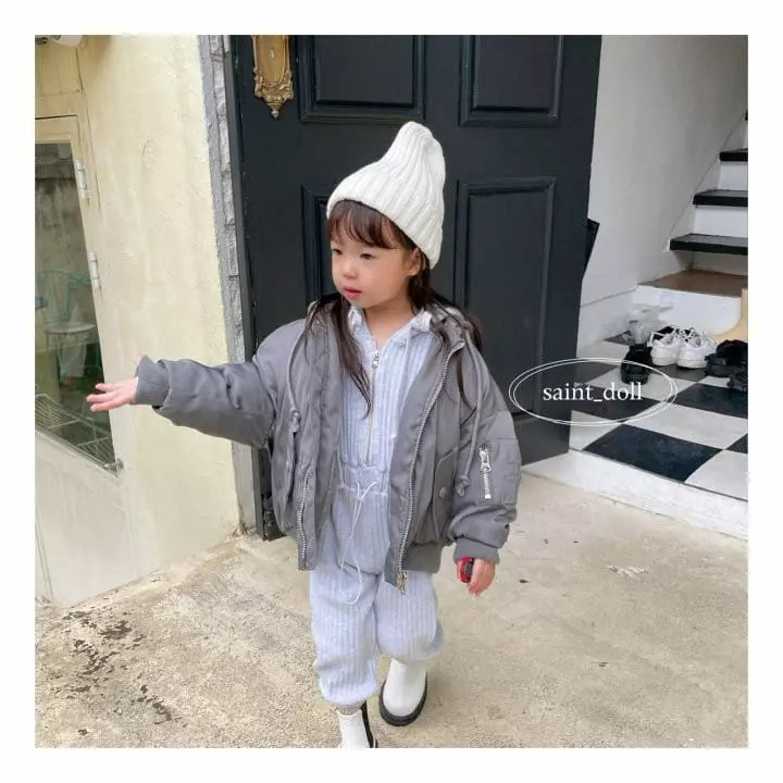 Saint Doll - Korean Children Fashion - #magicofchildhood - Airplane Padding Jumper with Mom - 12
