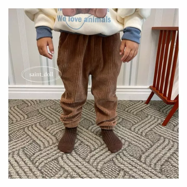 Saint Doll - Korean Children Fashion - #magicofchildhood - Veloure Pants with Mom - 8