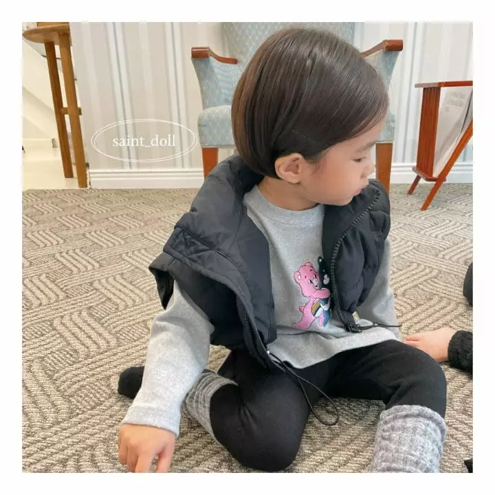 Saint Doll - Korean Children Fashion - #magicofchildhood - Bear Embrodiery Tee - 10