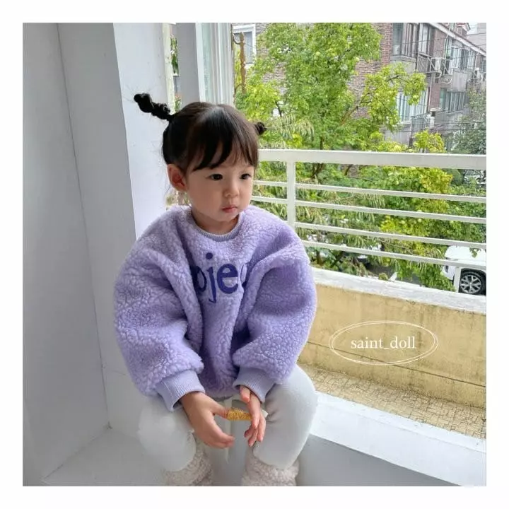 Saint Doll - Korean Children Fashion - #magicofchildhood - Bbogle Embrodiery Sweatshirt - 5