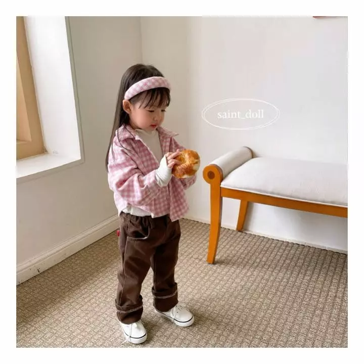 Saint Doll - Korean Children Fashion - #magicofchildhood - Stitch Roll Up Pants - 5