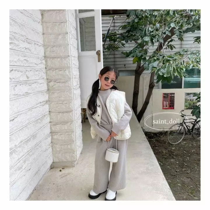 Saint Doll - Korean Children Fashion - #magicofchildhood - Knit Wide Pants with Mom - 7