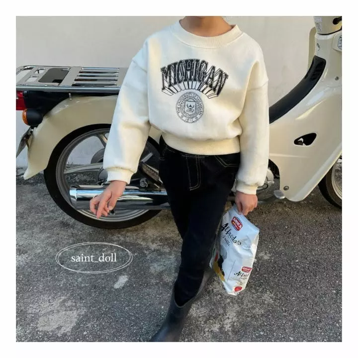 Saint Doll - Korean Children Fashion - #minifashionista - Michigan Sweatshirt with Mom - 3