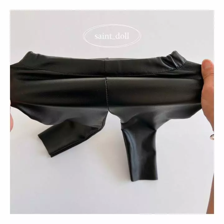 Saint Doll - Korean Children Fashion - #minifashionista - Leather Leggings - 12