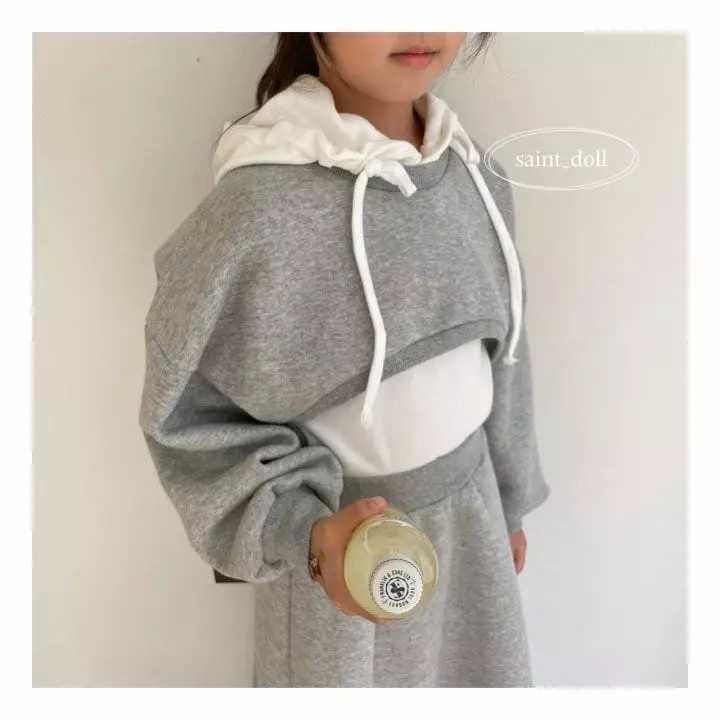 Saint Doll - Korean Children Fashion - #minifashionista - Sok Hoody Tee - 10