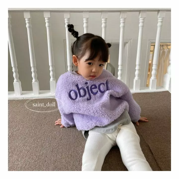 Saint Doll - Korean Children Fashion - #minifashionista - Bbogle Embrodiery Sweatshirt - 6