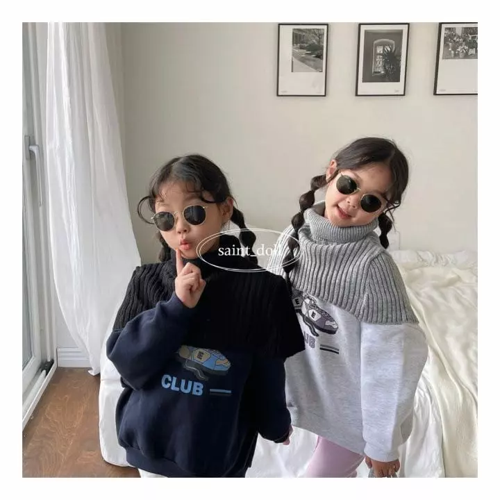 Saint Doll - Korean Children Fashion - #minifashionista - Shose Sweatshirt with Mom - 3