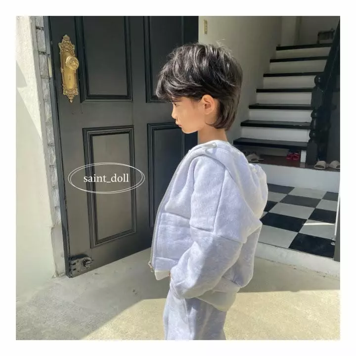 Saint Doll - Korean Children Fashion - #minifashionista - Fleece Hoody zip-up with Mom - 8