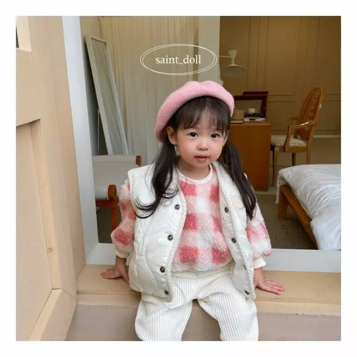 Saint Doll - Korean Children Fashion - #prettylittlegirls - Pot Padding Vest with Mom - 5