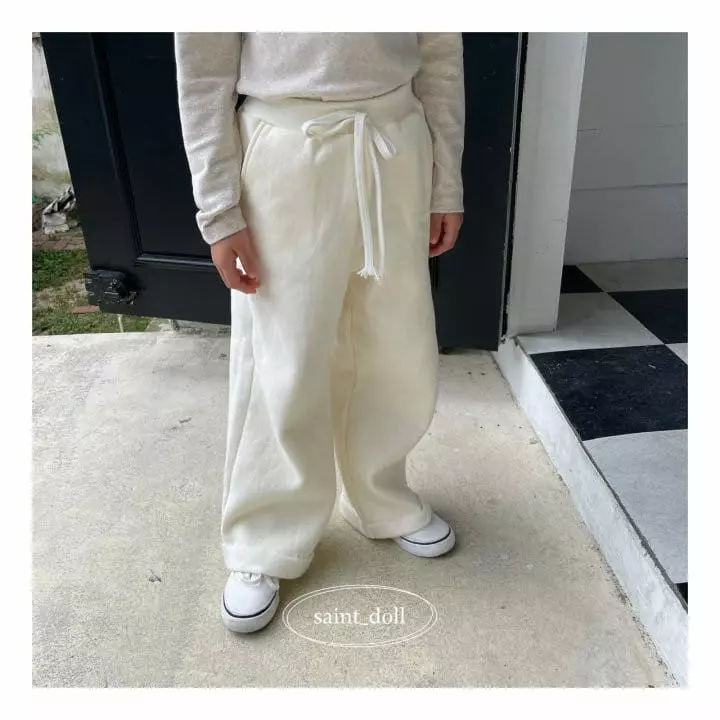 Saint Doll - Korean Children Fashion - #prettylittlegirls - Fleece Roll Up Pants with Mom - 8