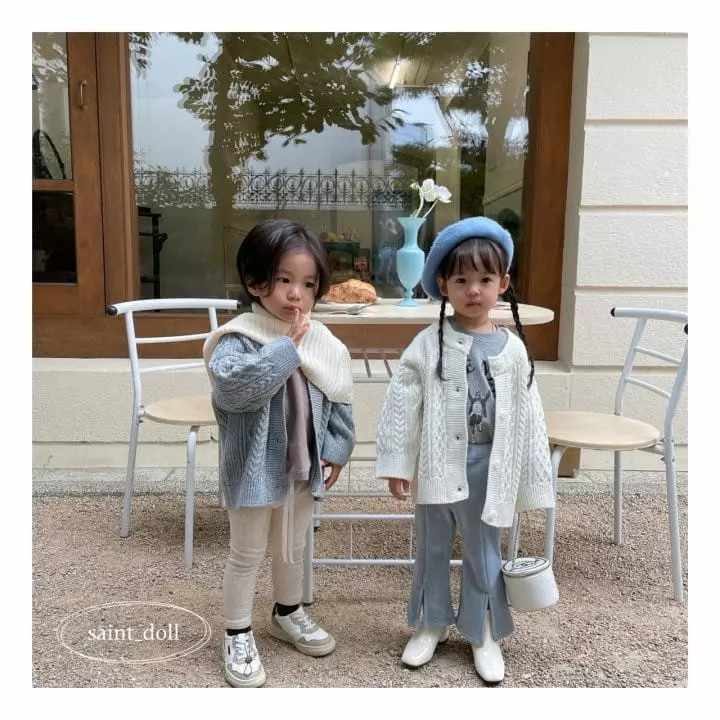 Saint Doll - Korean Children Fashion - #prettylittlegirls - Boxy Cardigan with Mom - 2