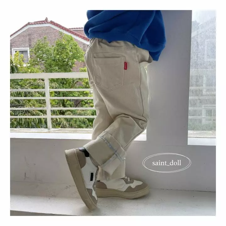 Saint Doll - Korean Children Fashion - #stylishchildhood - Stitch Roll Up Pants - 10
