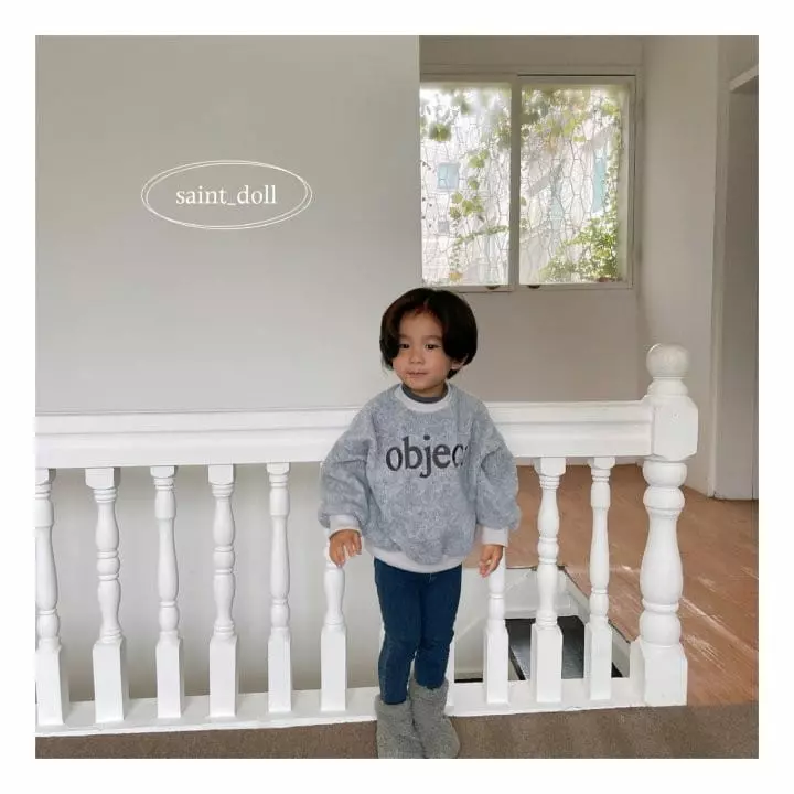 Saint Doll - Korean Children Fashion - #todddlerfashion - Bbogle Embrodiery Sweatshirt - 8