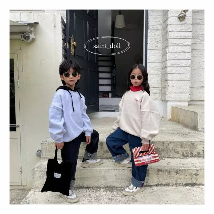 Saint Doll - Korean Children Fashion - #todddlerfashion - Yumi Reversible Sweatshirt with Mom - 3