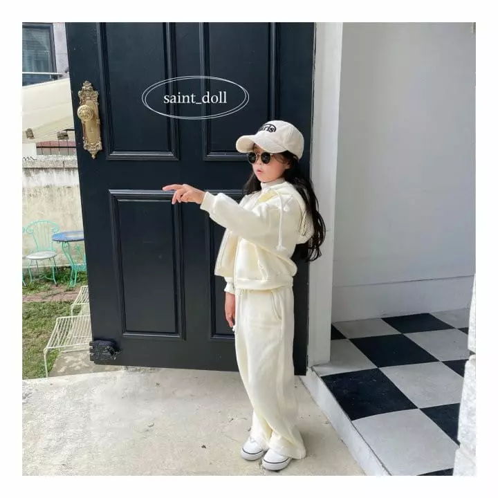 Saint Doll - Korean Children Fashion - #todddlerfashion - Fleece Roll Up Pants with Mom - 9