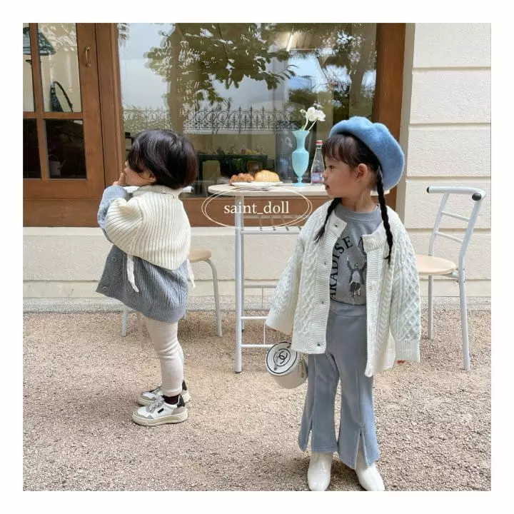 Saint Doll - Korean Children Fashion - #todddlerfashion - Boxy Cardigan with Mom - 3
