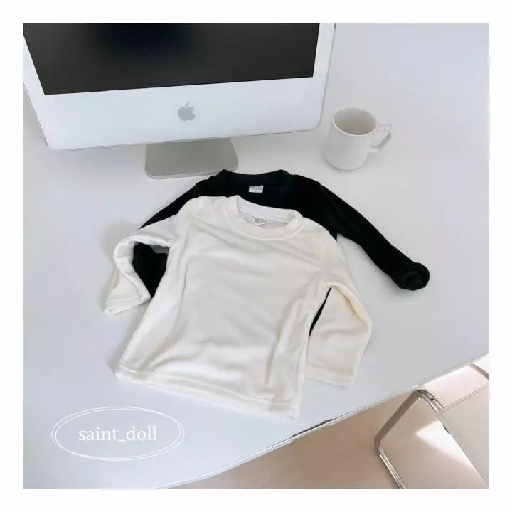 Saint Doll - Korean Children Fashion - #toddlerclothing - Mink Sticky Tee