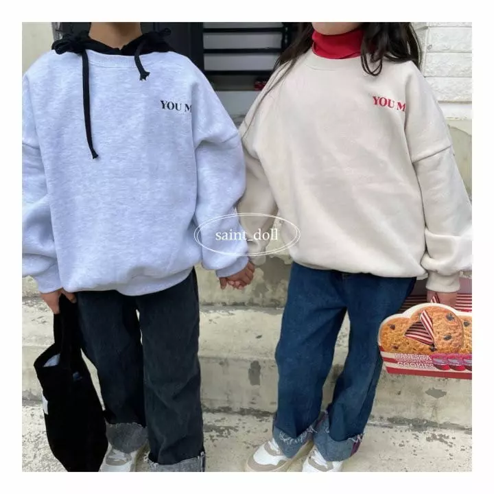 Saint Doll - Korean Children Fashion - #todddlerfashion - Yumi Reversible Sweatshirt with Mom - 4