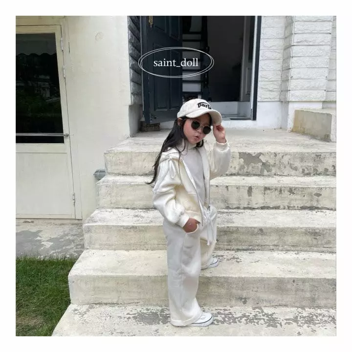 Saint Doll - Korean Children Fashion - #toddlerclothing - Fleece Hoody zip-up with Mom - 11