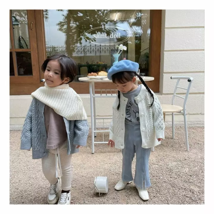 Saint Doll - Korean Children Fashion - #todddlerfashion - Boxy Cardigan with Mom - 4