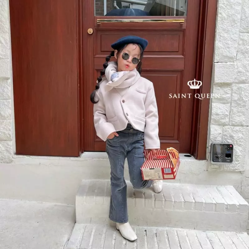 Saint Queen - Korean Children Fashion - #Kfashion4kids - Denim Slit Pants - 7