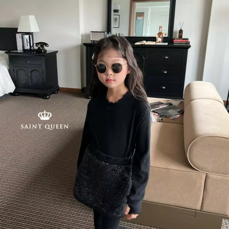 Saint Queen - Korean Children Fashion - #childofig - Finger Turtleneck Tee - 8
