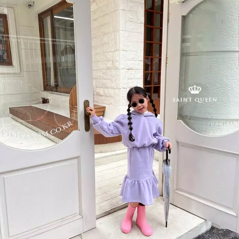 Saint Queen - Korean Children Fashion - #childrensboutique - Puff Crop Hoody - 6