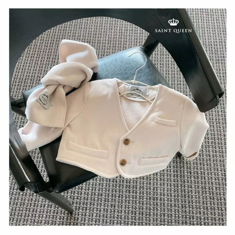 Saint Queen - Korean Children Fashion - #childrensboutique - No Collar Jacket