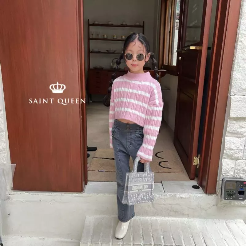 Saint Queen - Korean Children Fashion - #designkidswear - Dan Twist Knit Tee - 7