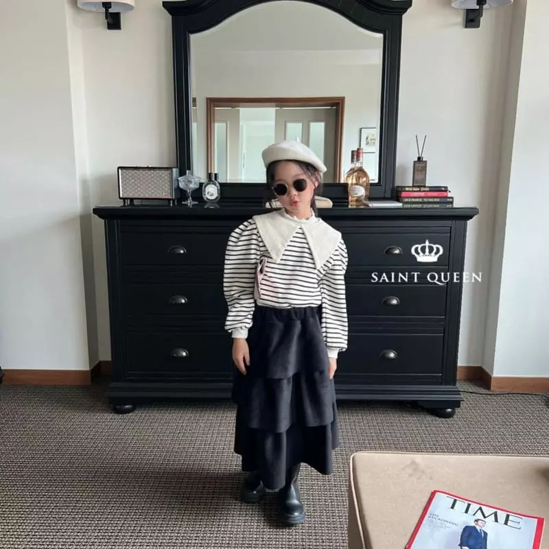 Saint Queen - Korean Children Fashion - #discoveringself - Crop Collar Blouse - 10